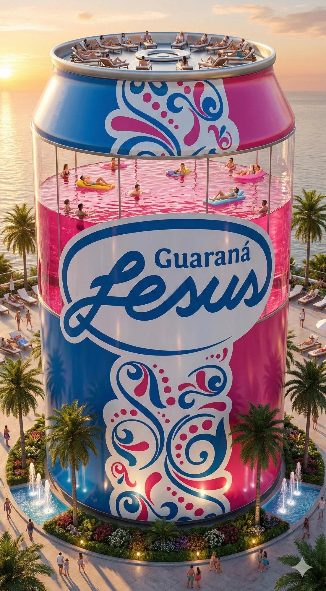 Lata gigante Guaraná Jesus